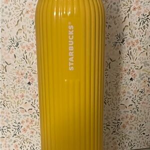 Starbucks Yellow Stainless Steel 16oz  Tumbler